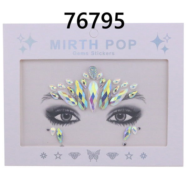 AB Colorful Face Diamonds 767