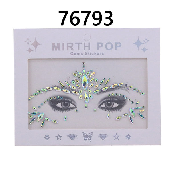AB Colorful Face Diamonds 767