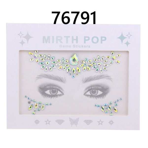 AB Colorful Face Diamonds 767