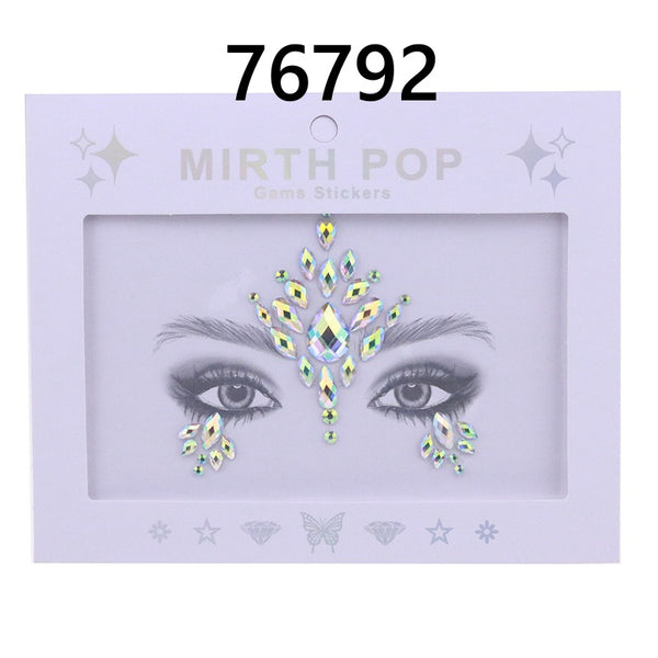 AB Colorful Face Diamonds 767