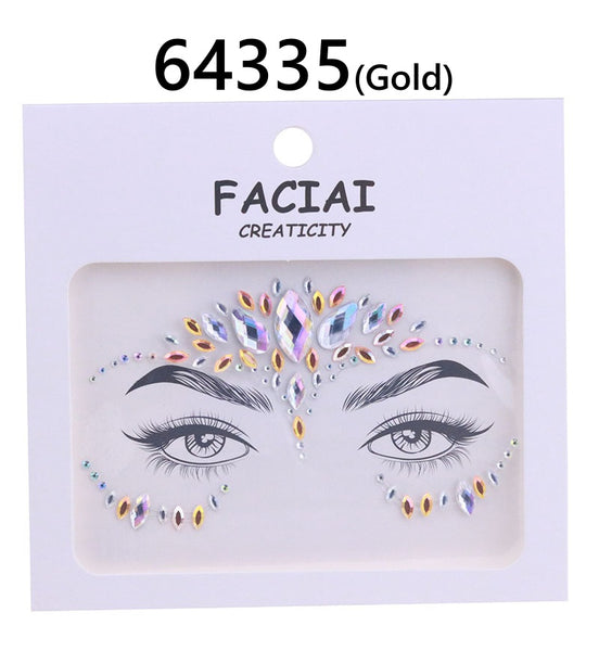 AB Colorful Face Diamonds 643