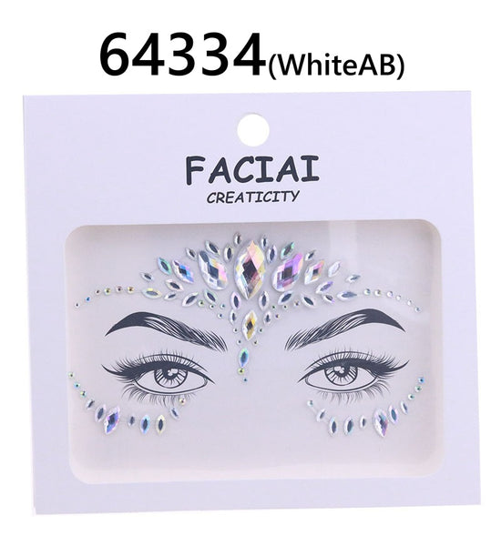 AB Colorful Face Diamonds 643