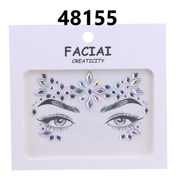AB Colorful Face Diamonds 481