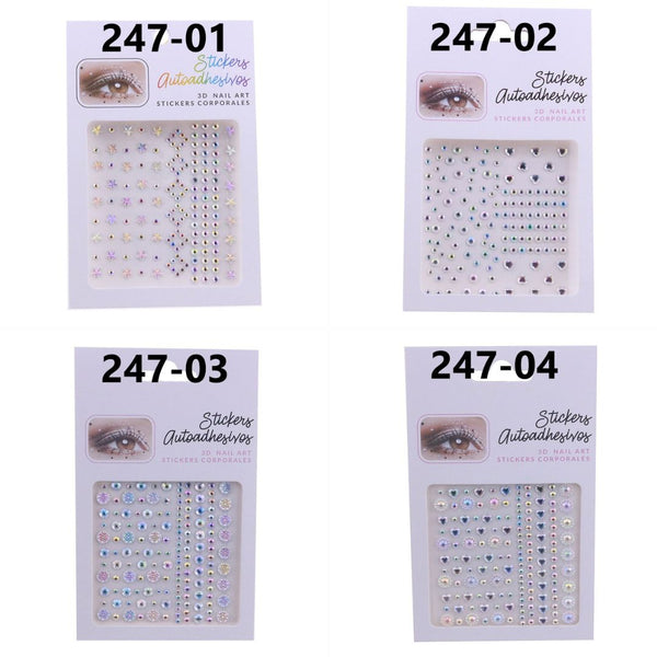 AB Colorful Face Diamonds 247