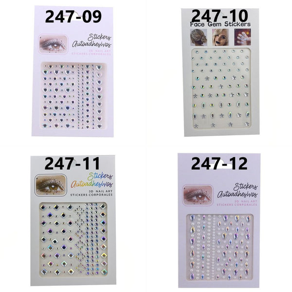 AB Colorful Face Diamonds 247