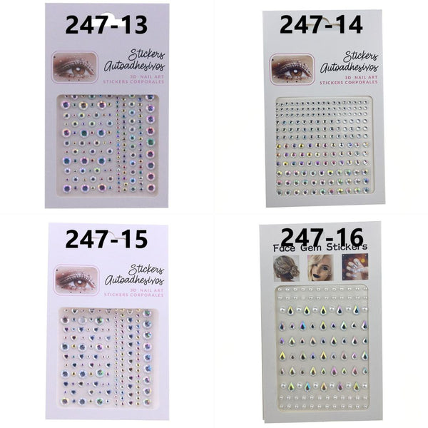 AB Colorful Face Diamonds 247