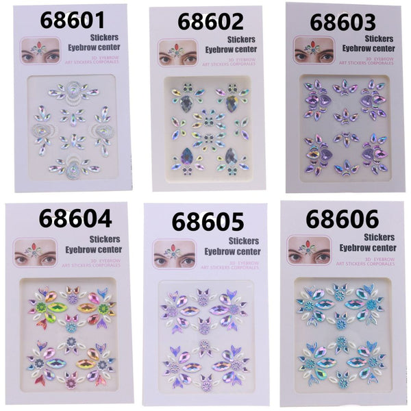 AB Colorful Face Diamonds 686