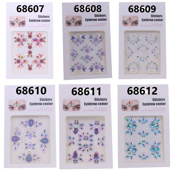 AB Colorful Face Diamonds 686