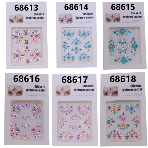 AB Colorful Face Diamonds 686