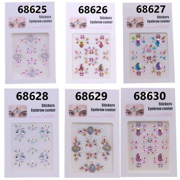 AB Colorful Face Diamonds 686