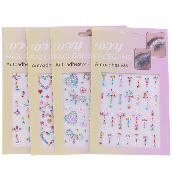 AB Colorful Face Diamonds 181