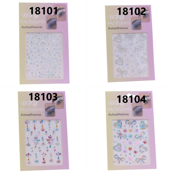 AB Colorful Face Diamonds 181