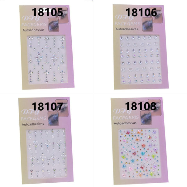 AB Colorful Face Diamonds 181