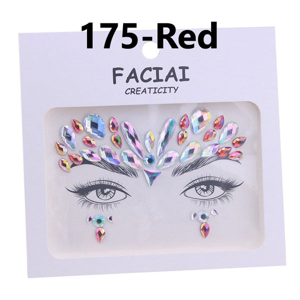 AB Colorful Face Diamonds 175