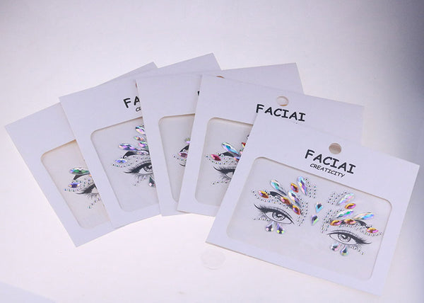 AB Colorful Face Diamonds 704