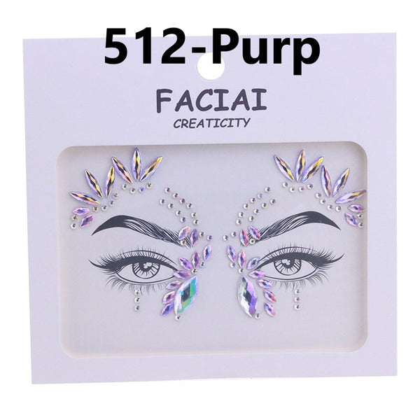 AB Colorful Face Diamonds 512