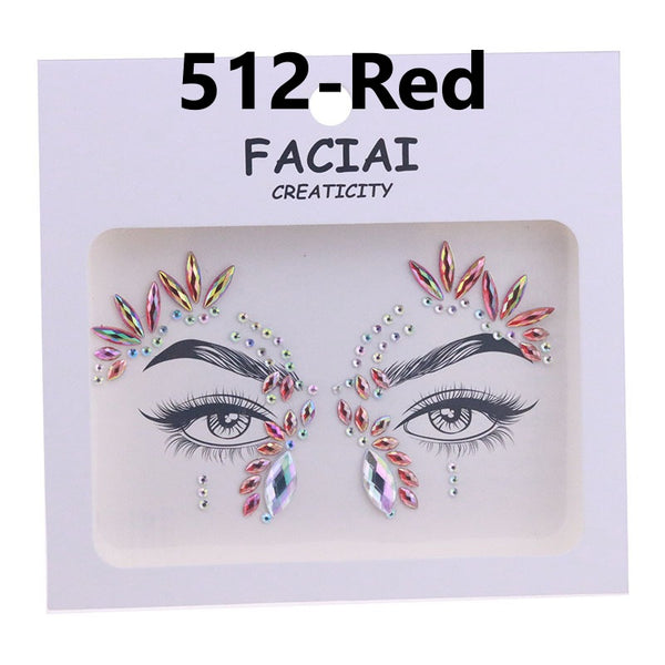 AB Colorful Face Diamonds 512