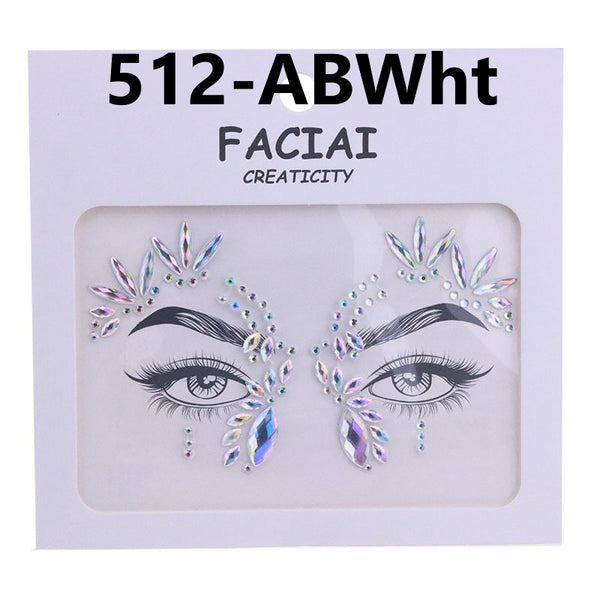 AB Colorful Face Diamonds 512