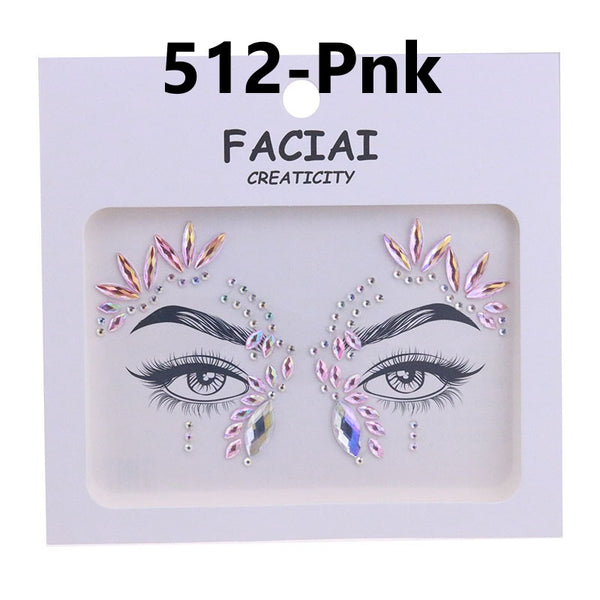 AB Colorful Face Diamonds 512