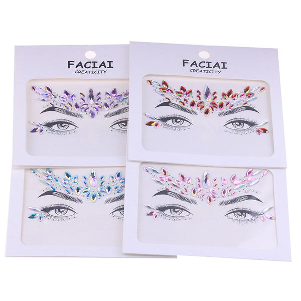 AB Colorful Face Diamonds 507