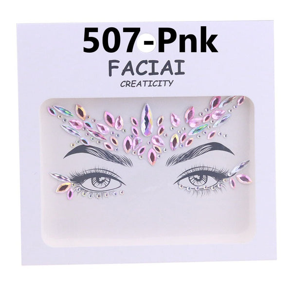 AB Colorful Face Diamonds 507