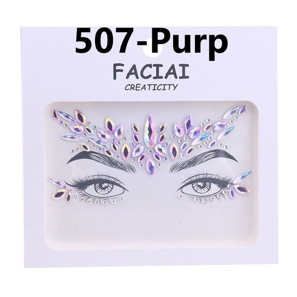 AB Colorful Face Diamonds 507