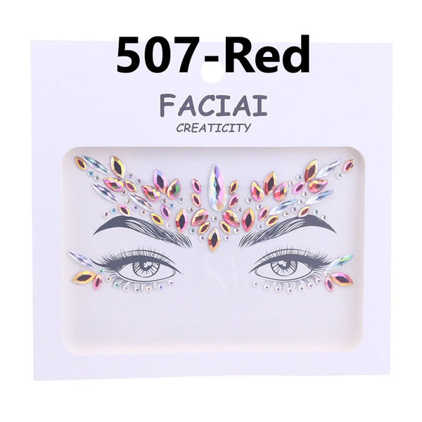 AB Colorful Face Diamonds 507