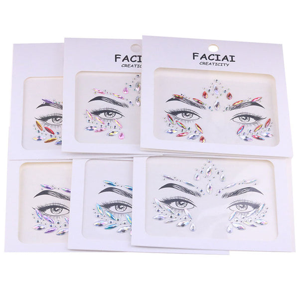AB Colorful Face Diamonds 567