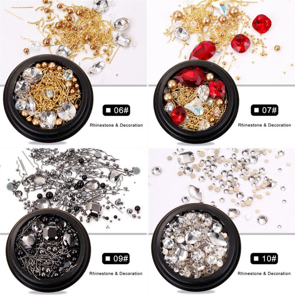 Nail Art Stones Pot
