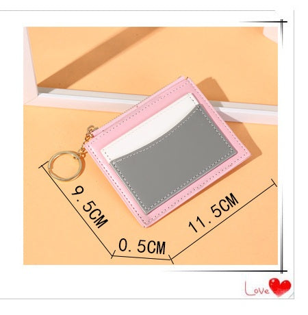 Color Block Coin Purse