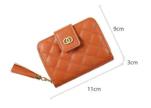Quilted Short Wallet