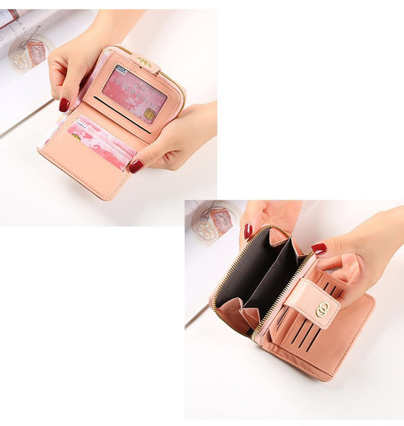 Quilted Short Wallet