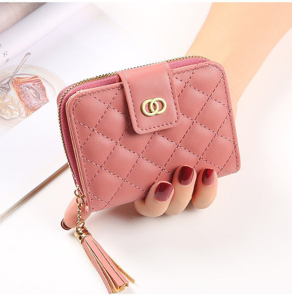 Quilted Short Wallet