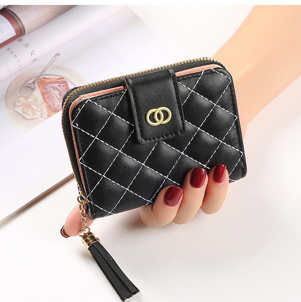 Quilted Short Wallet