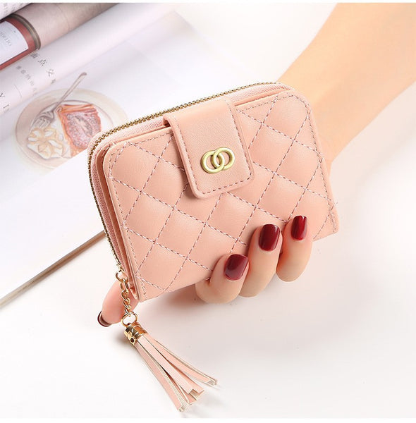 Quilted Short Wallet