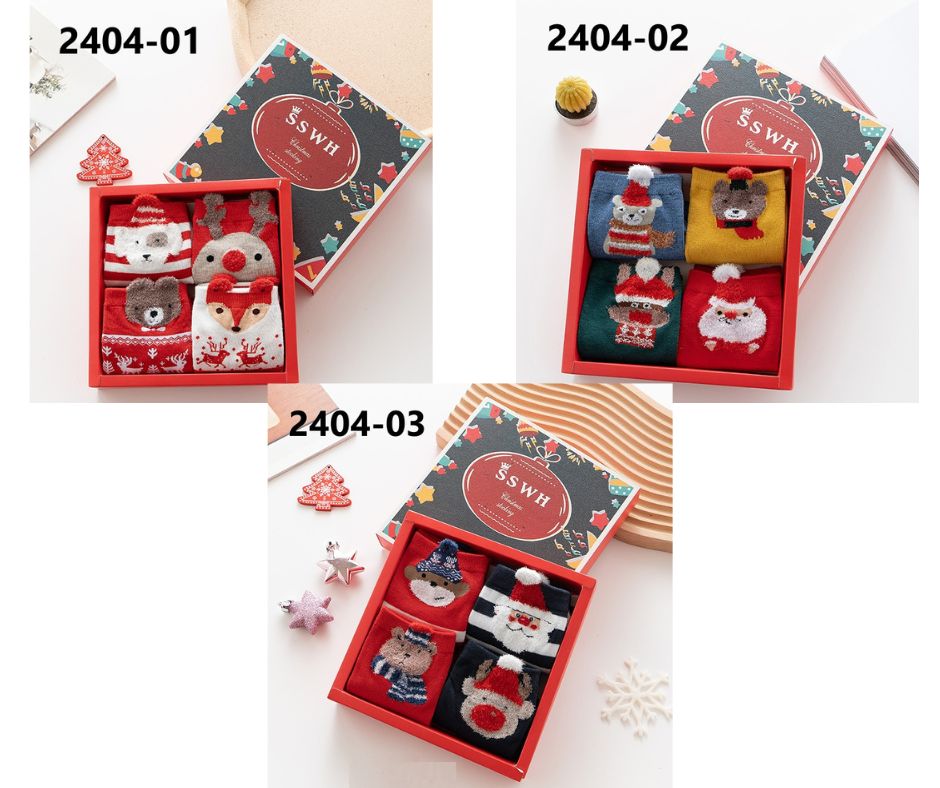 Christmas Socks Gift Box Set