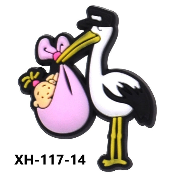 Cartoon Cute Baby Croc Charms