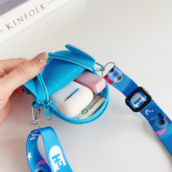 Cute Stitch Silicone Sidebag