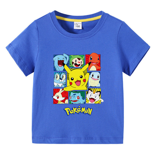 Pikachu 9 Grid T Shirt