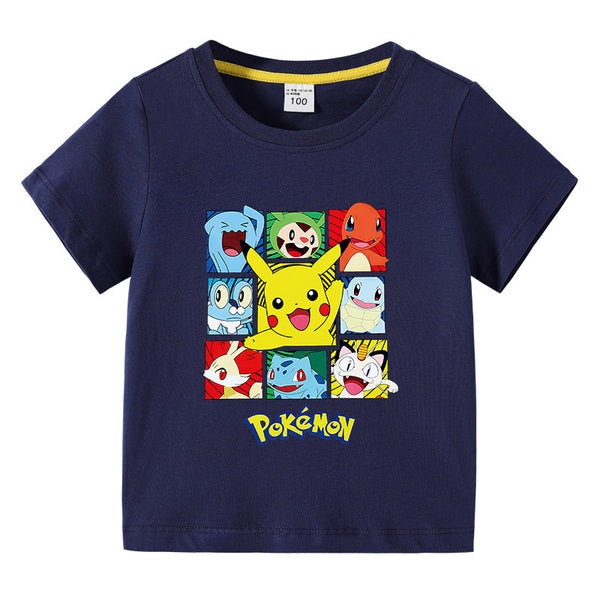 Pikachu 9 Grid T Shirt