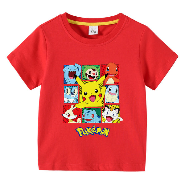 Pikachu 9 Grid T Shirt