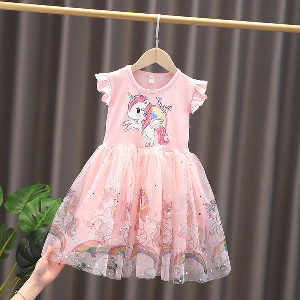 Unicorn Fluffy Skirt Princess Dress