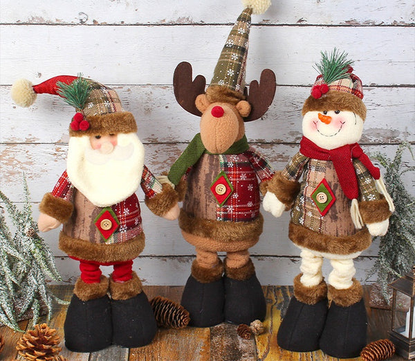 Telescopic Legs Christmas Dolls