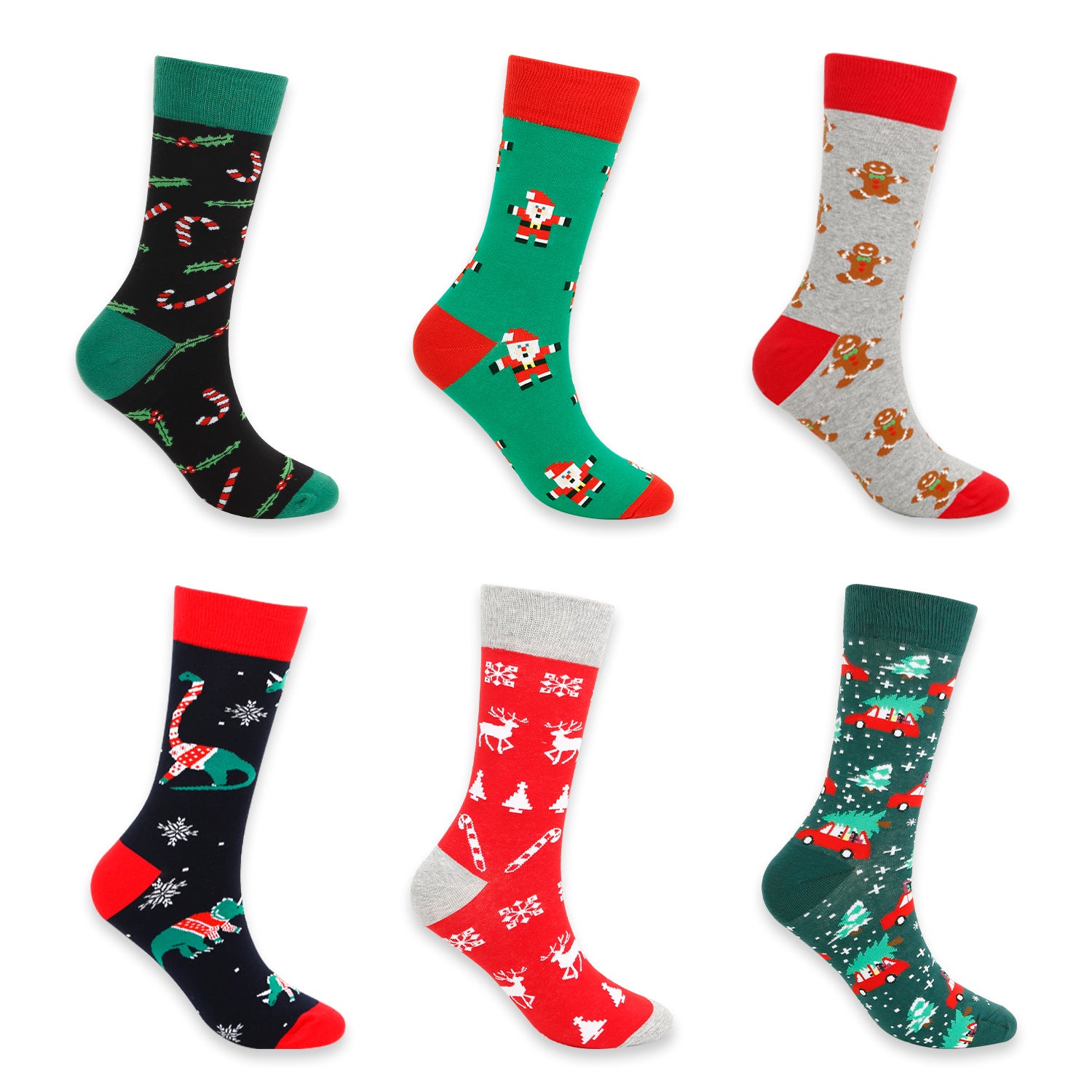 Mid Length Christmas Socks