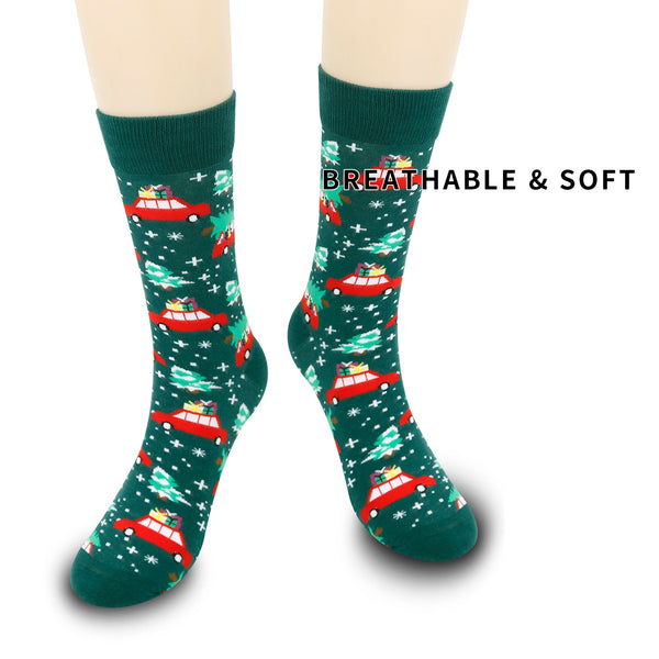 Mid Length Christmas Socks