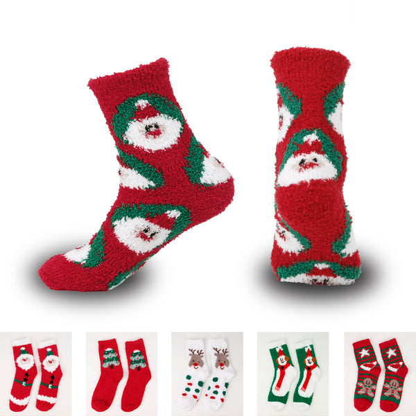 Fleece Christmas Socks