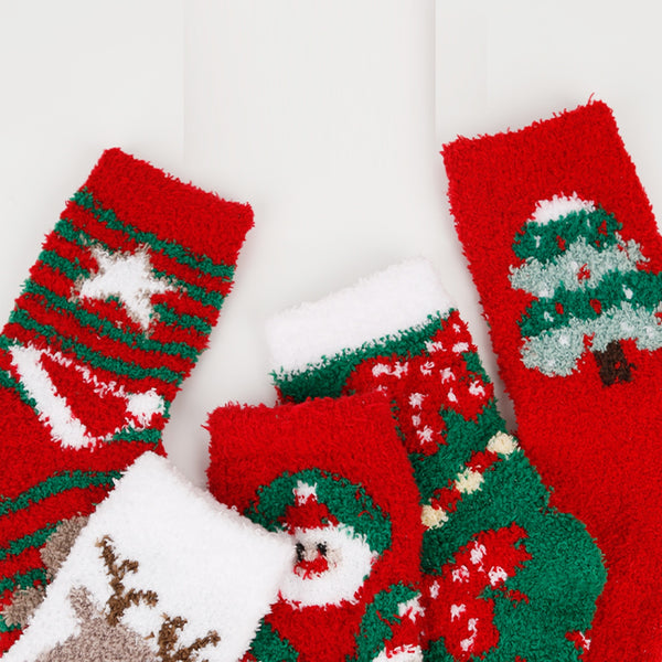 Fleece Christmas Socks