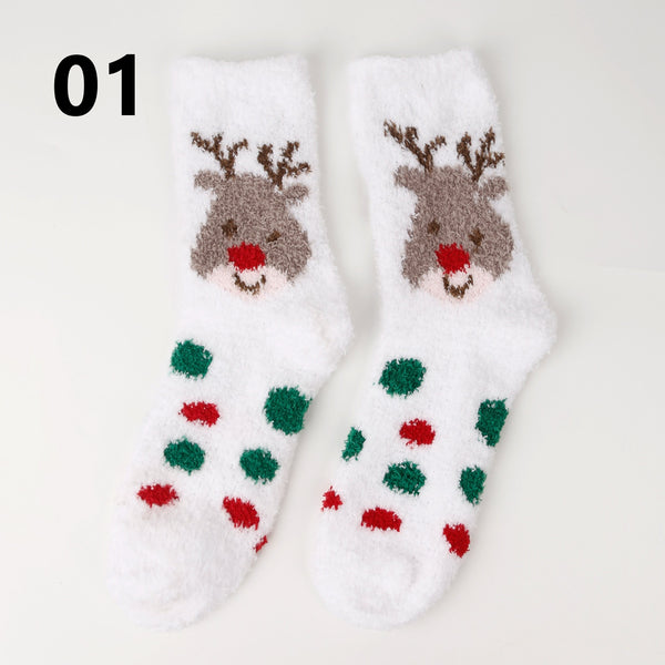 Fleece Christmas Socks