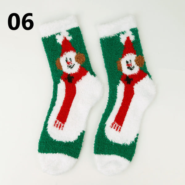 Fleece Christmas Socks
