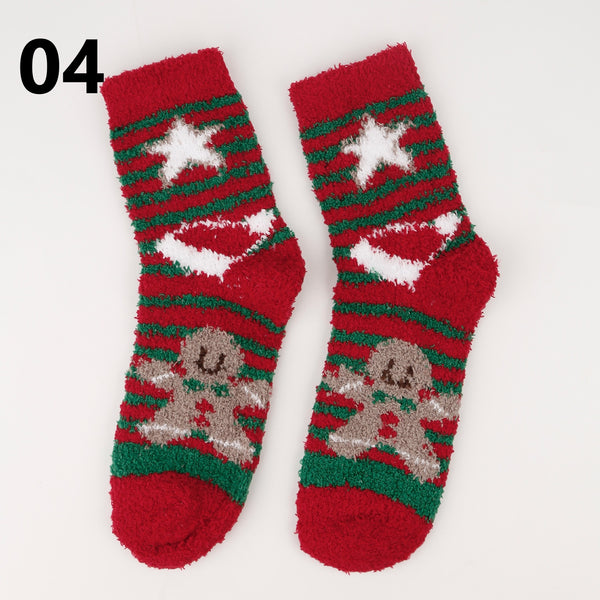 Fleece Christmas Socks
